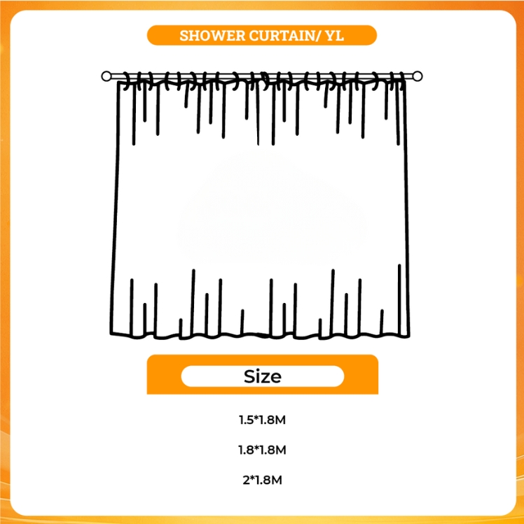 3D shower curtain - Bad Bunny UK Shop