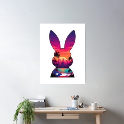 Alternative view of Bad Bunny Super Bowl Poster