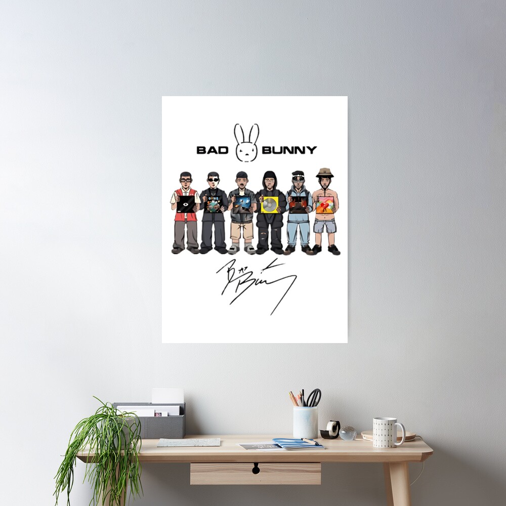 Bad Bunny Art Poster - Image 2