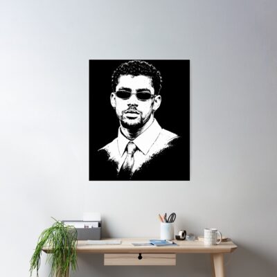 Alternative view of Bad Bunny Face Poster