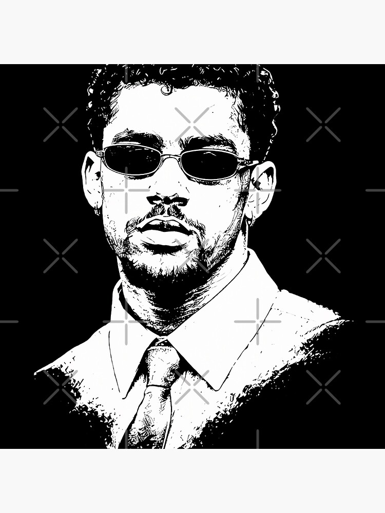 Bad Bunny Best Throw Pillow - Image 2