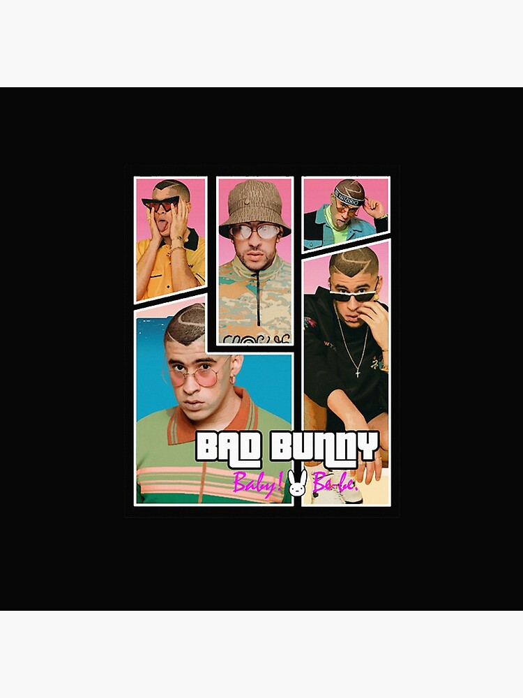 Bad Bunny New Throw Pillow - Image 2