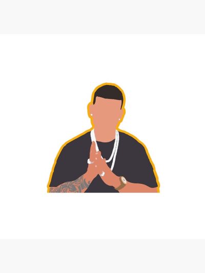 Alternative view of Bad Bunny Daddy Yankee Throw Pillow