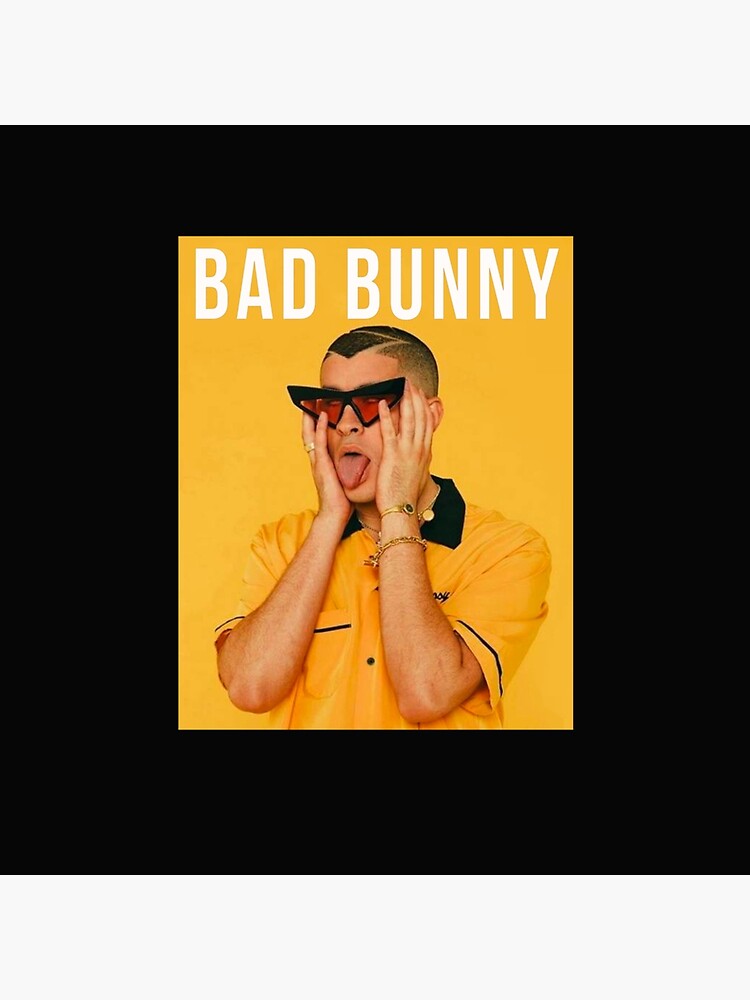 Bad Bunny Graphic Throw Pillow - Image 2
