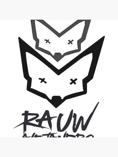 Alternative view of Rauw Alejandro Illustration Graphic Throw Pillow