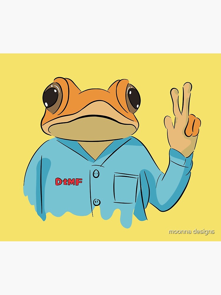 Concho Making Peace Sign Bad Bunny Tapestry - Image 2