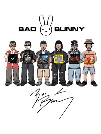 Alternative view of Bad Bunny New Print Tapestry