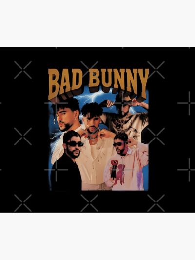 Alternative view of Bad Bunny Bad Bunny Bootleg Tapestry