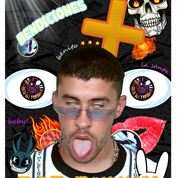 Bad Bunny WeirdTote Bag - Image 2