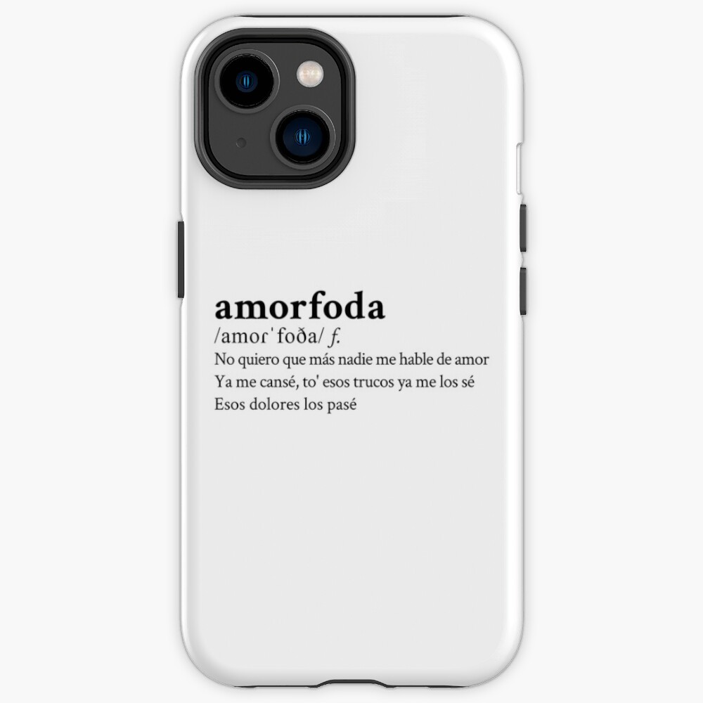 Amorfoda By Bad Bunny Iphone Case