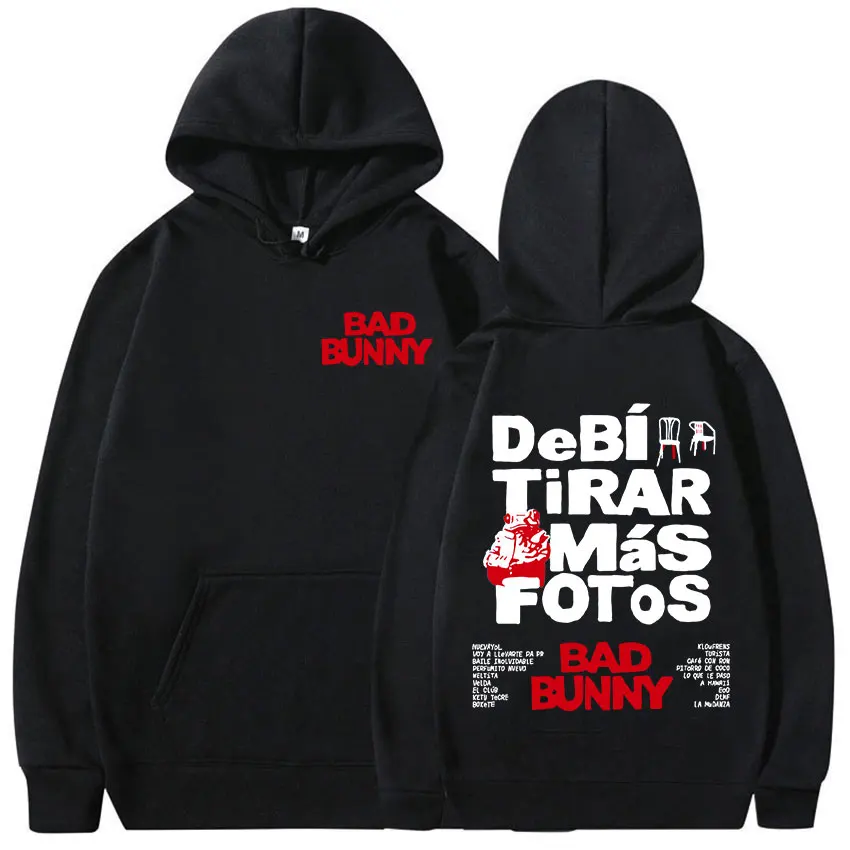 Bad Bunny Tour Debi Tirar Mas Fotos DTMF Album Hoodie