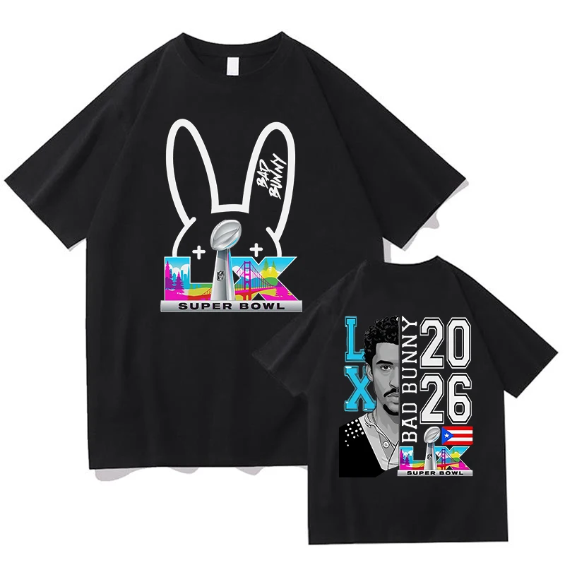Bad Bunny Super Bowl Graphic T-shirt