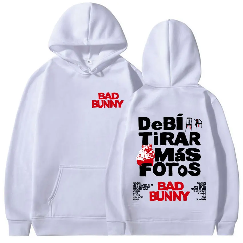 Bad Bunny Tour Debi Tirar Mas Fotos DTMF Album Hoodie - Image 2
