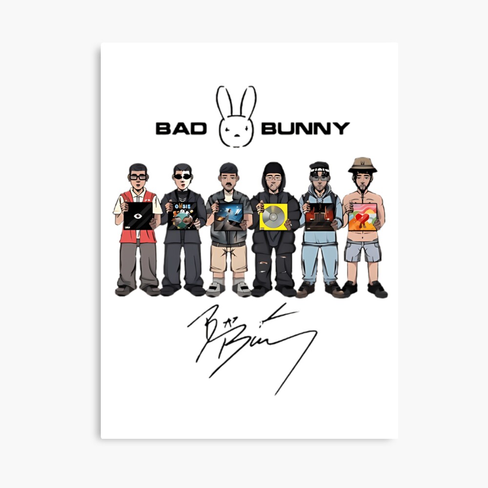 Bad Bunny Art Poster