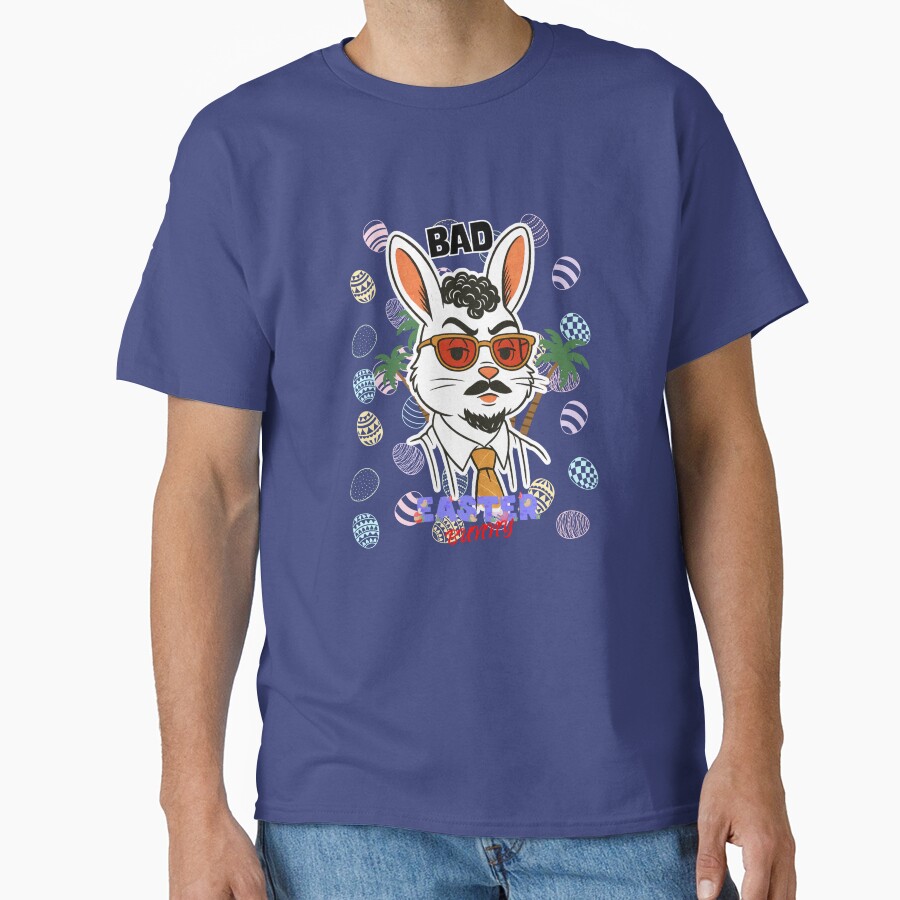 Cool Bad Easter Bunny T-shirt - Image 3