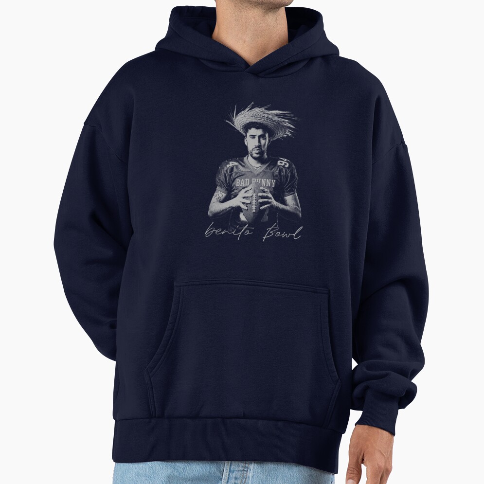 Bad Bunny Football Bunny Bowl 2026 Hoodie - Image 2