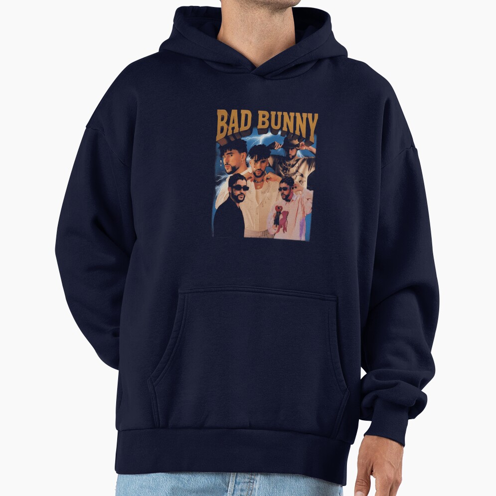 Bad Bunny Bad Bunny Bootleg Hoodie - Image 5