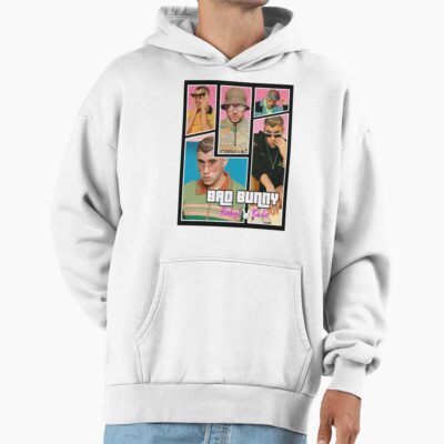 Alternative view of Bad Bunny Graphic Hoodie