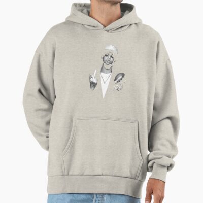 Alternative view of Bad Bunny Football Bad Benito Bad B Hoodie