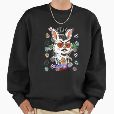 Alternative view of Cool Bad Easter Bad Bunny Sweatshirt