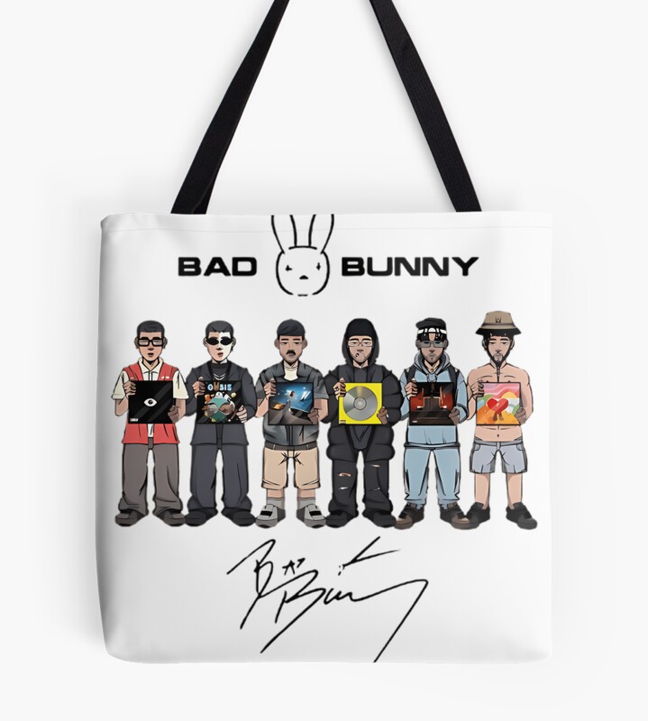 Bad Bunny Art Tote Bag