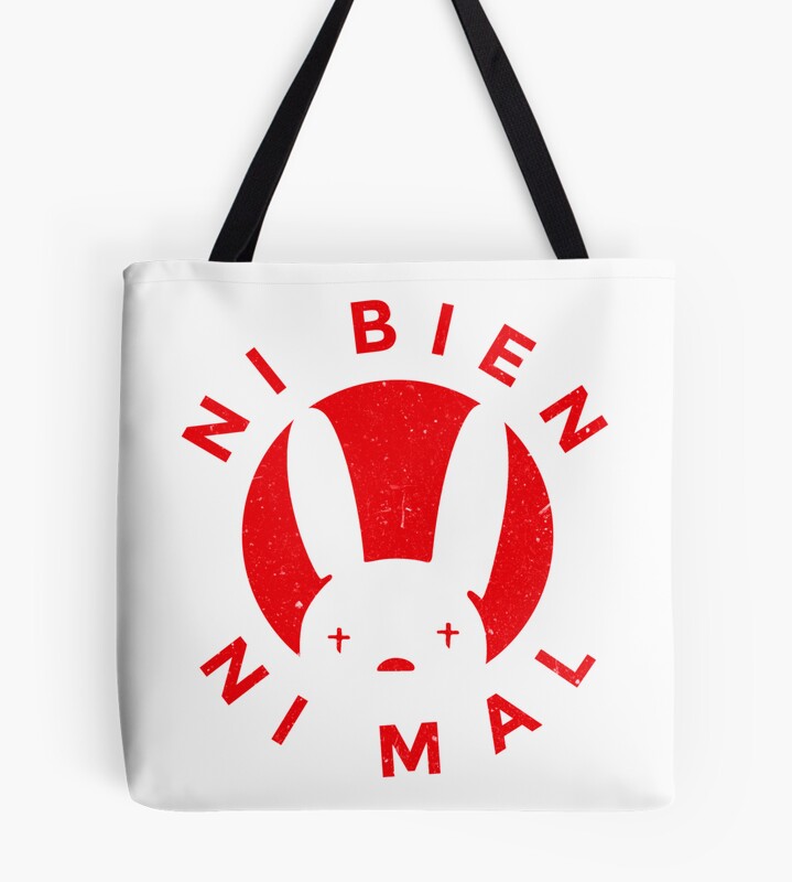 Bad Bunny Ni Bien Ni Mal Tote Bag