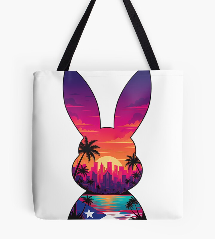 Bad Bunny Super Bowl Tote Bag