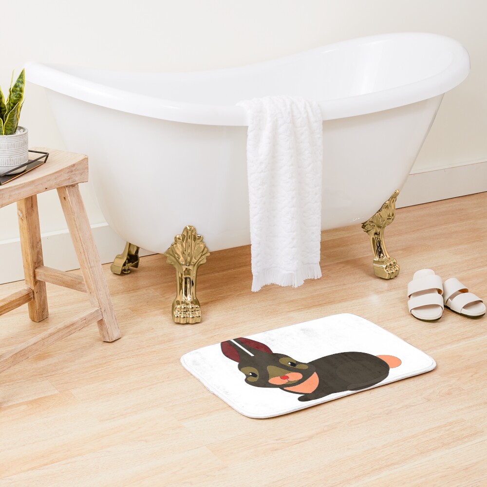 Bad Bunny Dodgers Bath Mat - Image 2