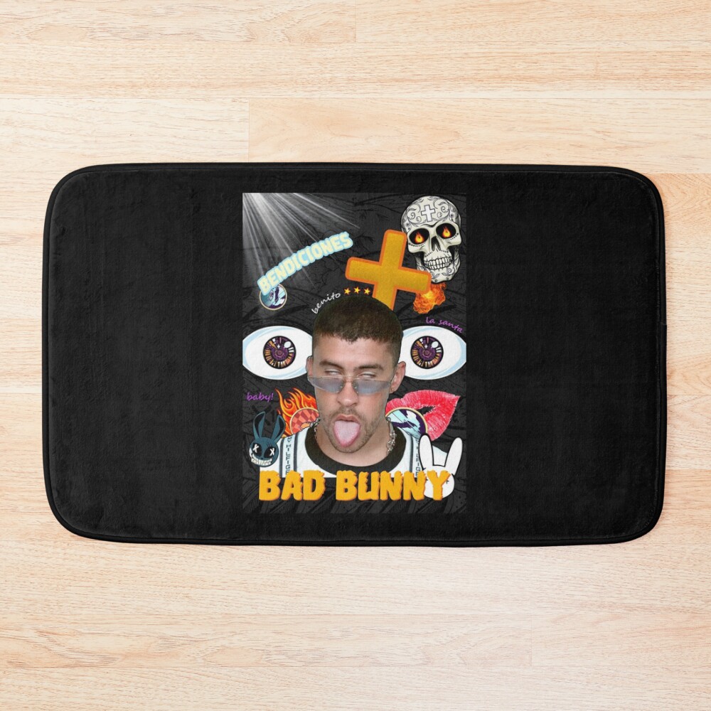 Bad Bunny Weird Bath Mat
