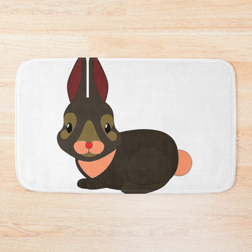 Bad Bunny Dodgers Bath Mat