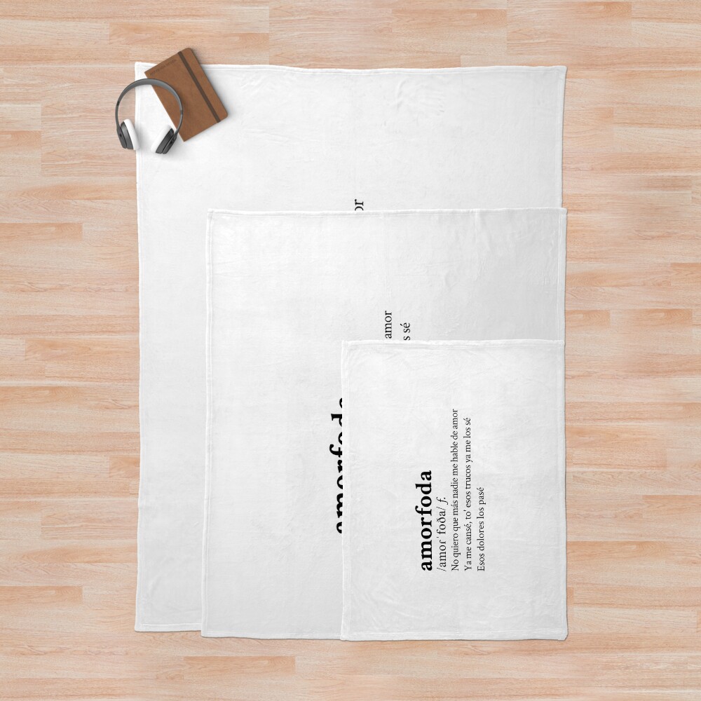 Amorfoda By Bad Bunny Throw Blanket - Image 3