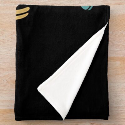 Alternative view of Concho Pava Bad Bunny Dtmf Throw Blanket