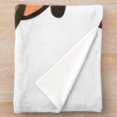 Alternative view of Bad Bunny Dodgers Throw Blanket