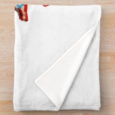 Alternative view of Bad Bunny Graphic Design Throw Blanket