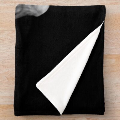 Alternative view of Bad Bunny Football Bad Benito Bad Throw Blanket