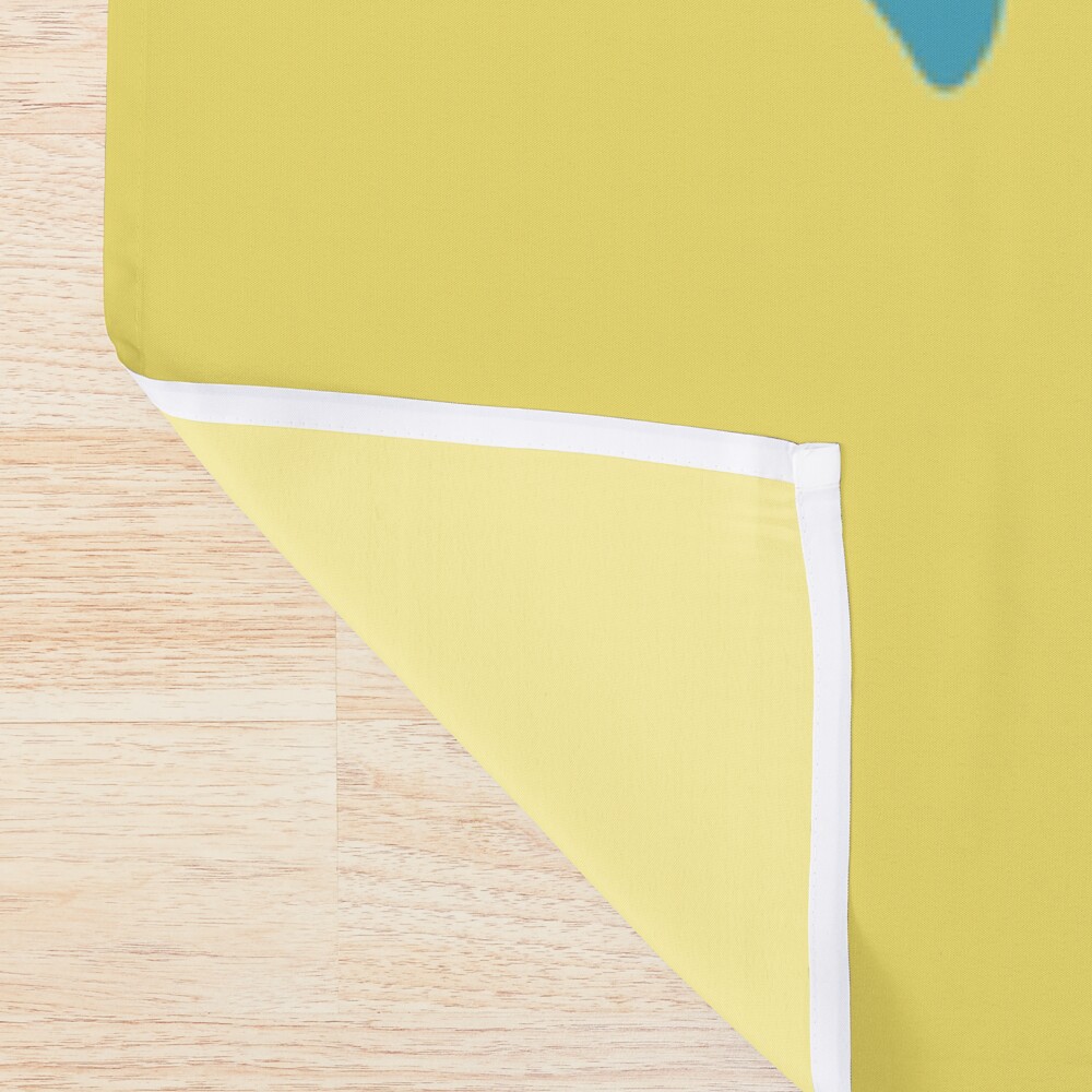 Concho Making Peace Sign Bad Bunny Shower Curtain - Image 2