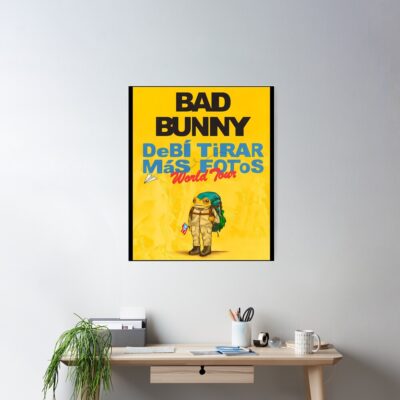 Alternative view of Bad Bunny Singer World Tour 2026 Concert Wall Poster