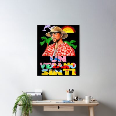 Alternative view of Bunny Un Verano Worlds Hottest Tour Fan Art Poster