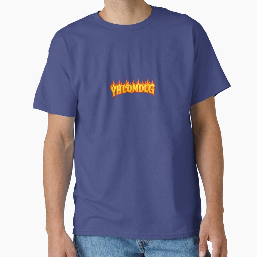 Yhlqmdlg Flame Font T-shirt - Image 4