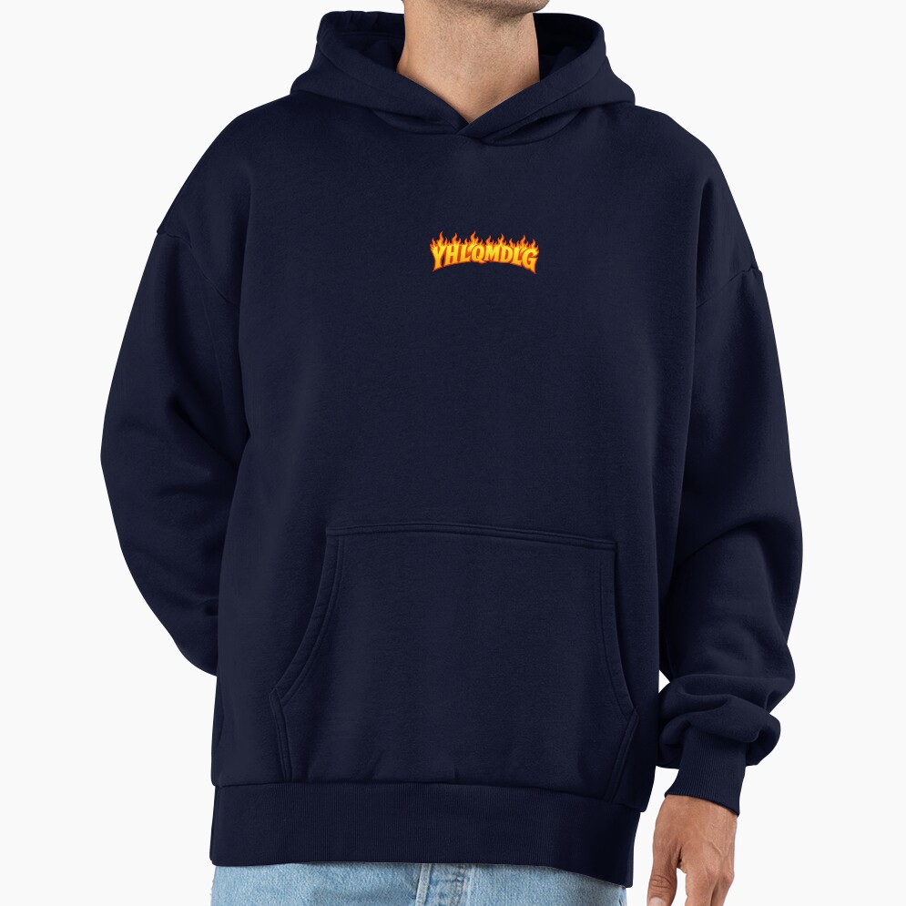 Yhlqmdlg Flame Font Hoodie - Image 5